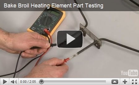 Oven bake heating element replacement